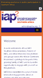 Mobile Screenshot of iap2sa.org